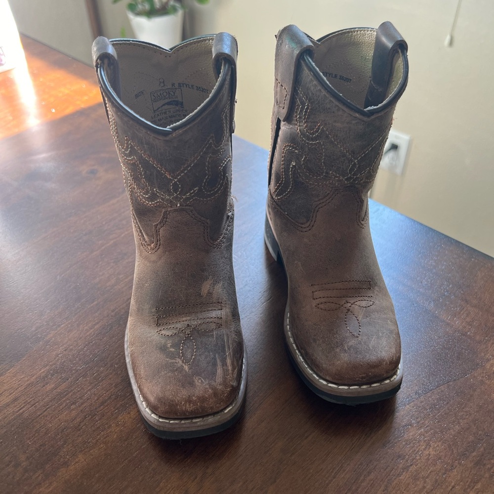 SMOKY MOUNTAIN TODDLER BOYS' PUEBLO WESTERN BOOTS - BROAD SQUARE